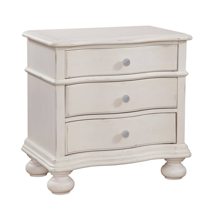 Roanoke 3-drawer Nightstand