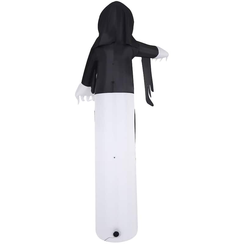 Haunted Hill Farm 12-Ft. Tall Pre-lit Inflatable Grim Reaper