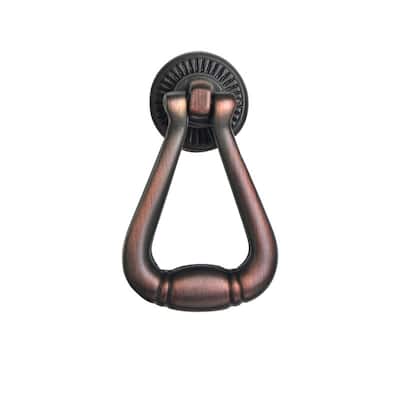 Utopia Alley Soffi Cabinet Ring Pull Knob - Vintage Cabinet Hardware with Hand Finished Oil Rubbed Bronze, 2.0"