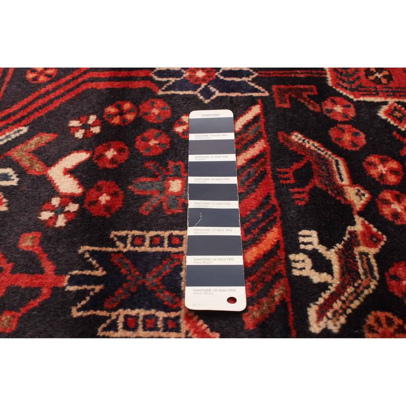 ECARPETGALLERY Hand-knotted Anadol Navy Wool Rug - 3'3 x 9'0