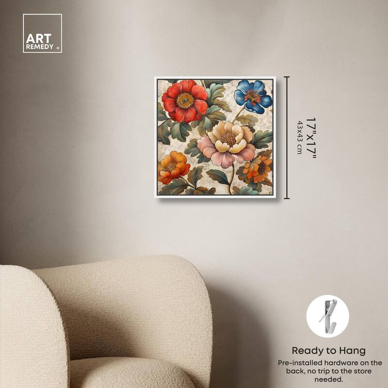 Golden Gardenia II Canvas by Art Remedy
