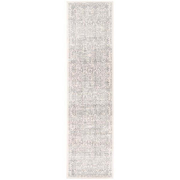slide 2 of 8, Livabliss Juventas Distressed Medallion Area Rug Ivory - Runner - 2' 7" x 10'