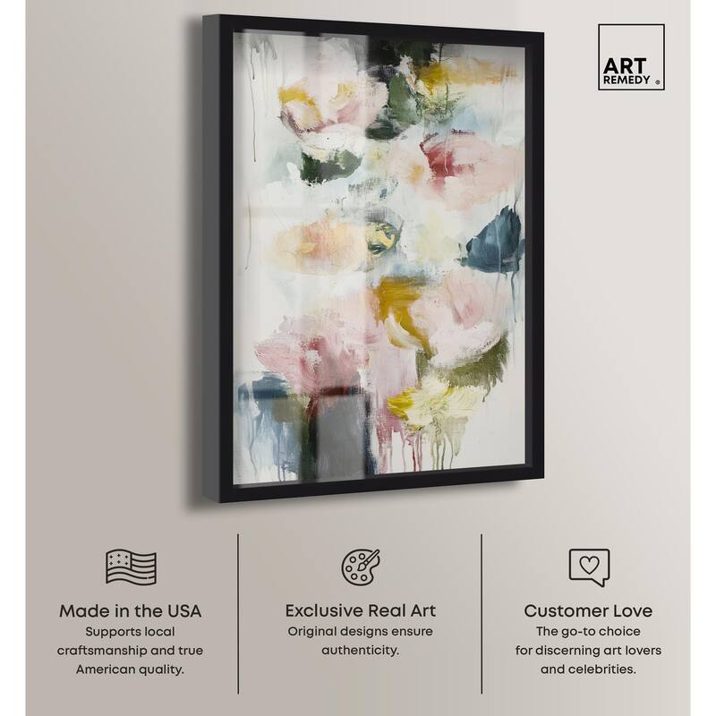Dripping Colors I Shadowbox by Art Remedy