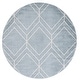 preview thumbnail 66 of 154, SAFAVIEH Adirondack Benilda Modern Geometric Rug 6' Round - Blue/Ivory
