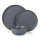 preview thumbnail 23 of 34, Stone Lain Logan Stoneware Dinnerware Set Gray - 12 Piece