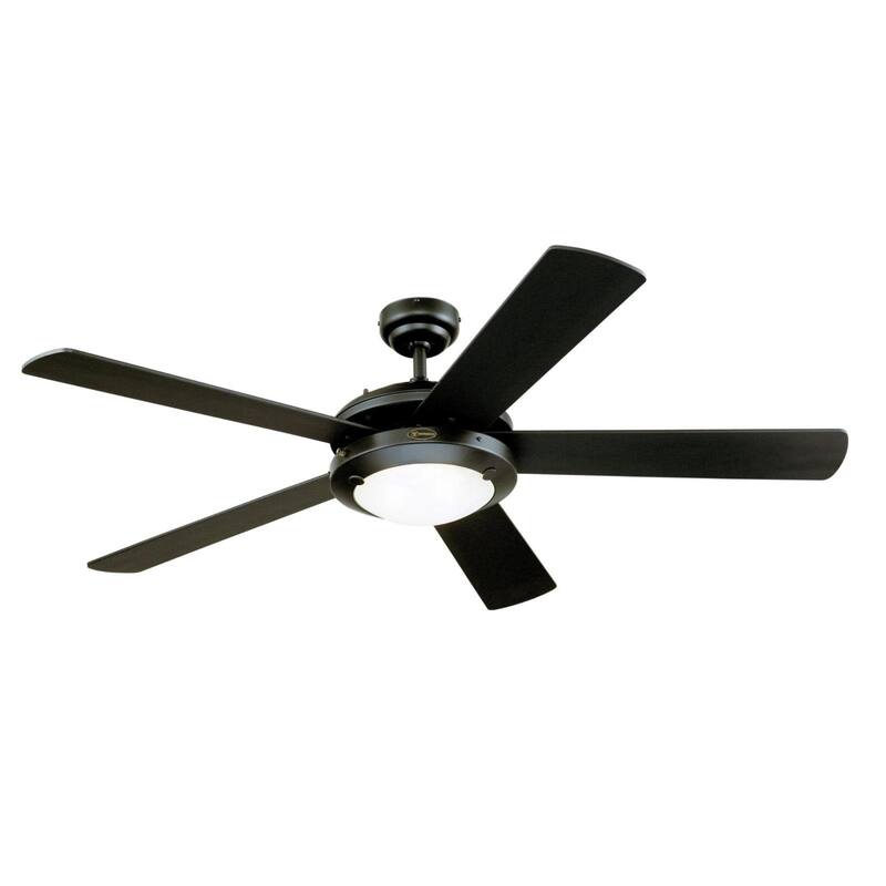 Bellevue Alba 52" 5 Blade LED Ceiling Fan - Black