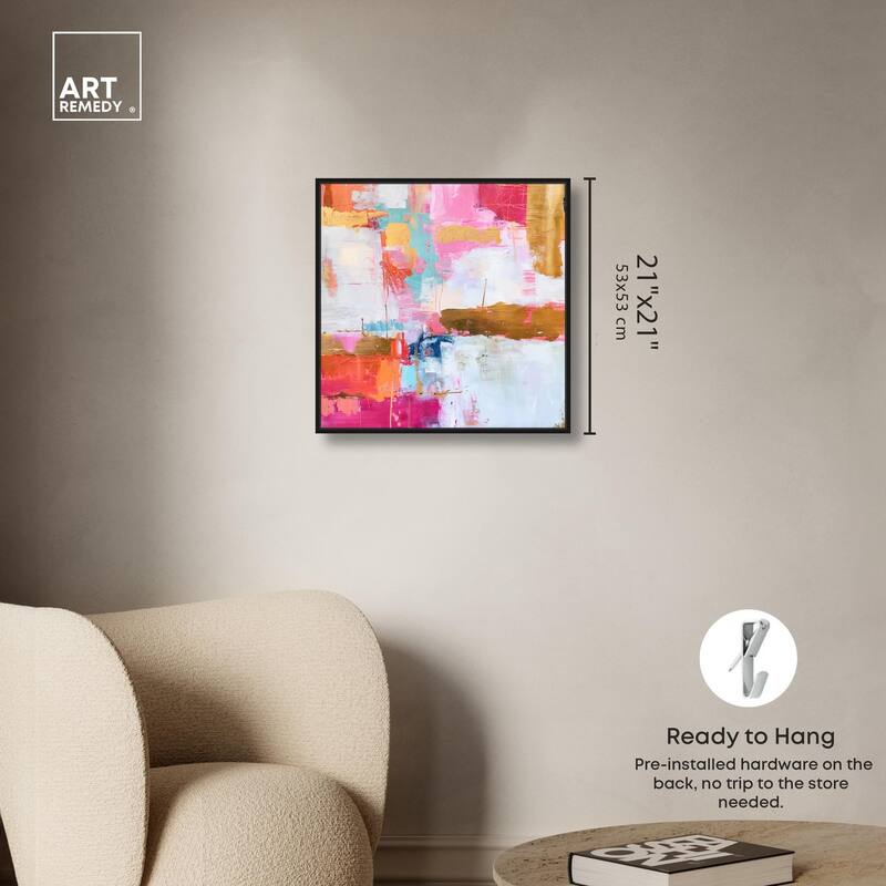 Exuberant Hues II Canvas by Art Remedy