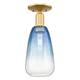 Option Satin Gold / Sapphire Blue Shade