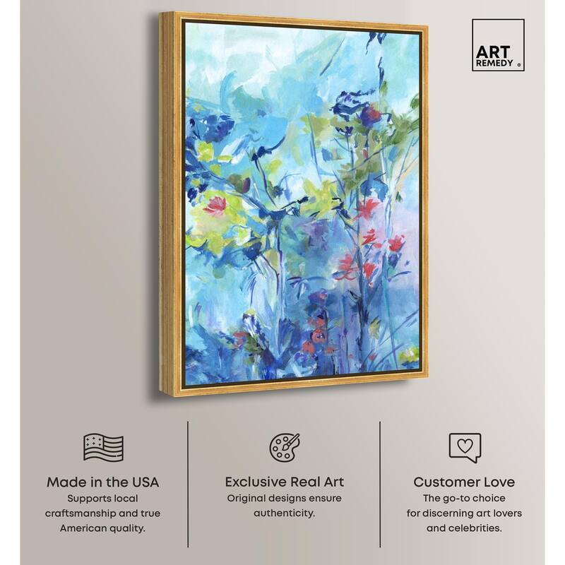 Heavenly Blue II Canvas by Art Remedy