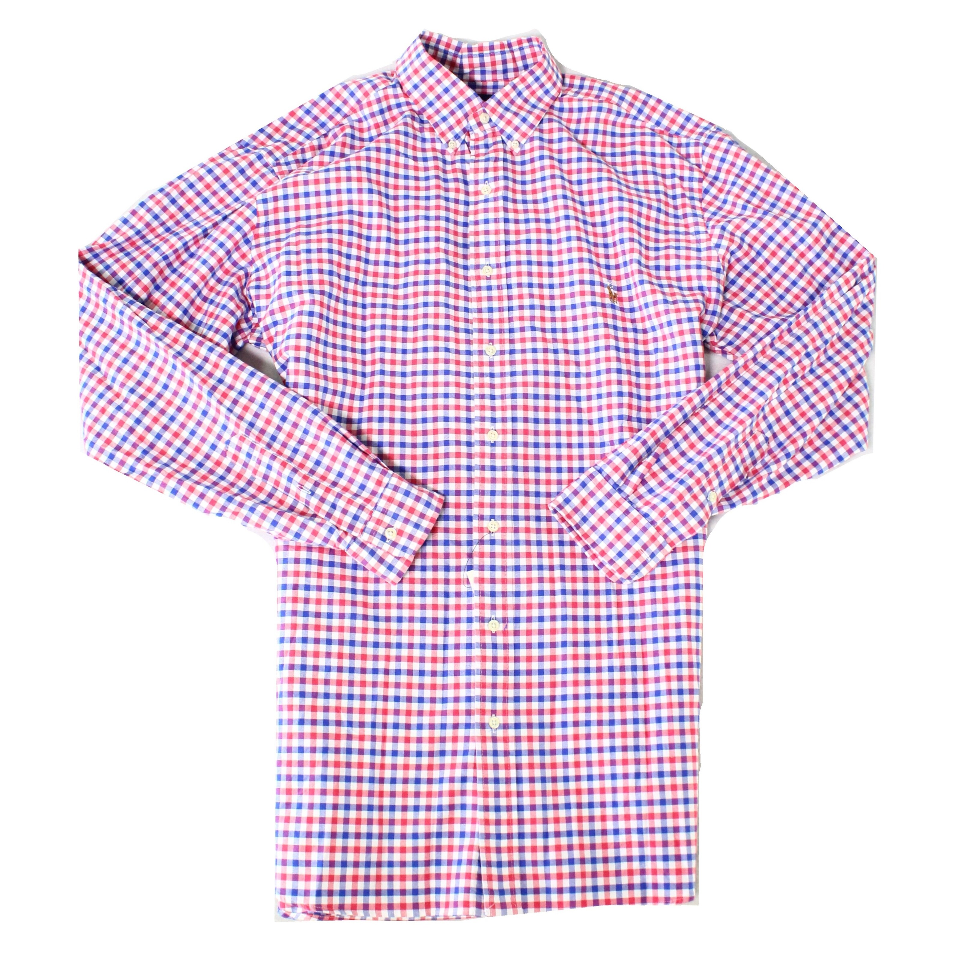 Shop Ralph Lauren Mens Shirt Purple Size 2xlt Button Down Long