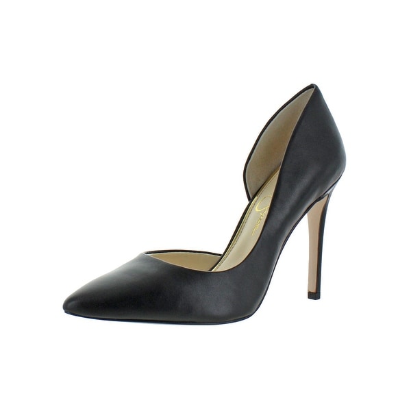 Shop Jessica Simpson Womens Paryn Dorsay Heels Leather Dressy