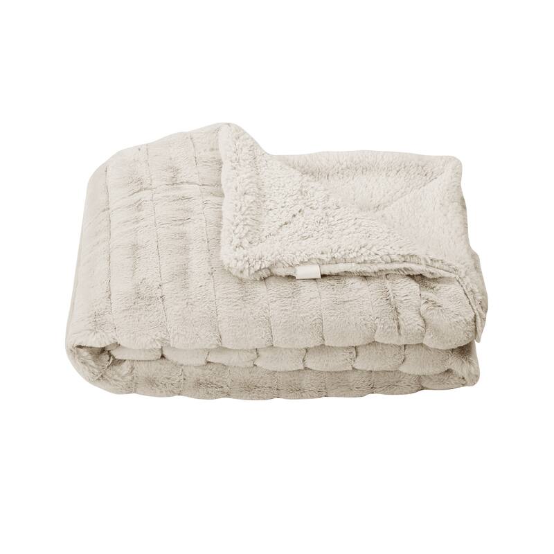 Supermink Decorative Fauxfur Throw 50'' x 60''