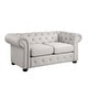 preview thumbnail 24 of 26, Corvus Aleksis Tufted Chesterfield Loveseat Sofa