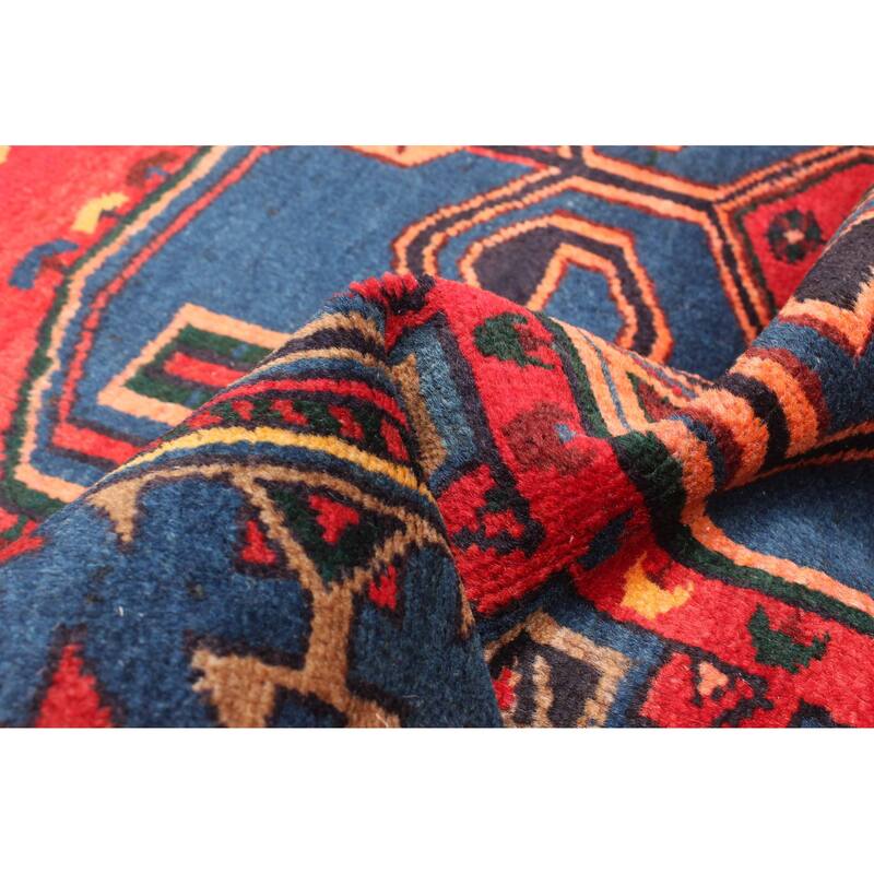 ECARPETGALLERY Hand-knotted Konya Anatolian Blue Wool Rug - 4'2 x 7'5