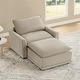 preview thumbnail 13 of 79, Modular Couch Oversized Sectional Sofa for Living Room Taupe-Chaise