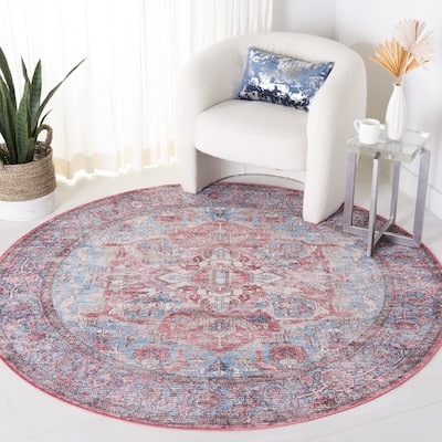 SAFAVIEH Serapi Machine Washable Slip Resistant Mai Traditional Oriental