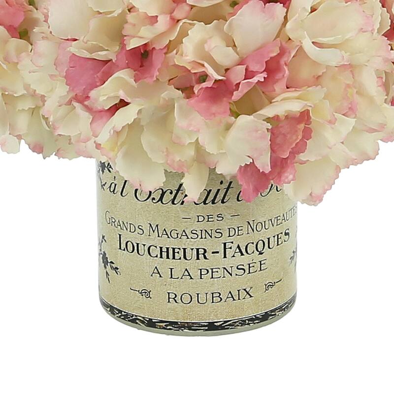 Hydrangea Arrangement in a Glass Vase