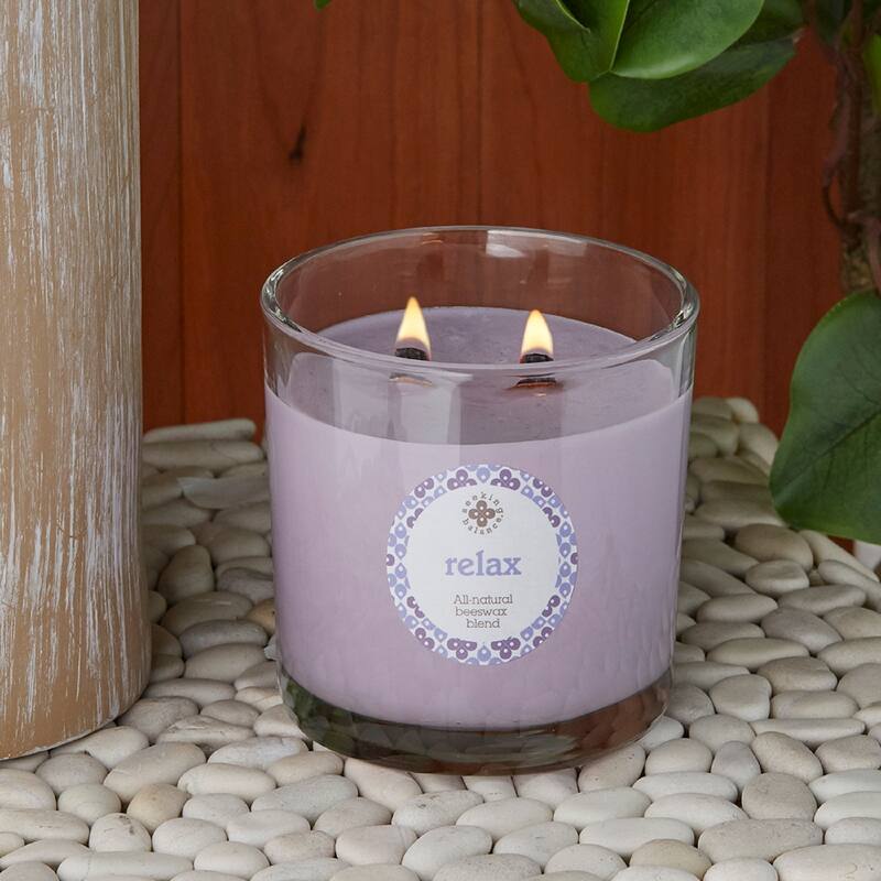 ROOT Seeking Balance Spa Candles - Relax - Geranium & Lavender