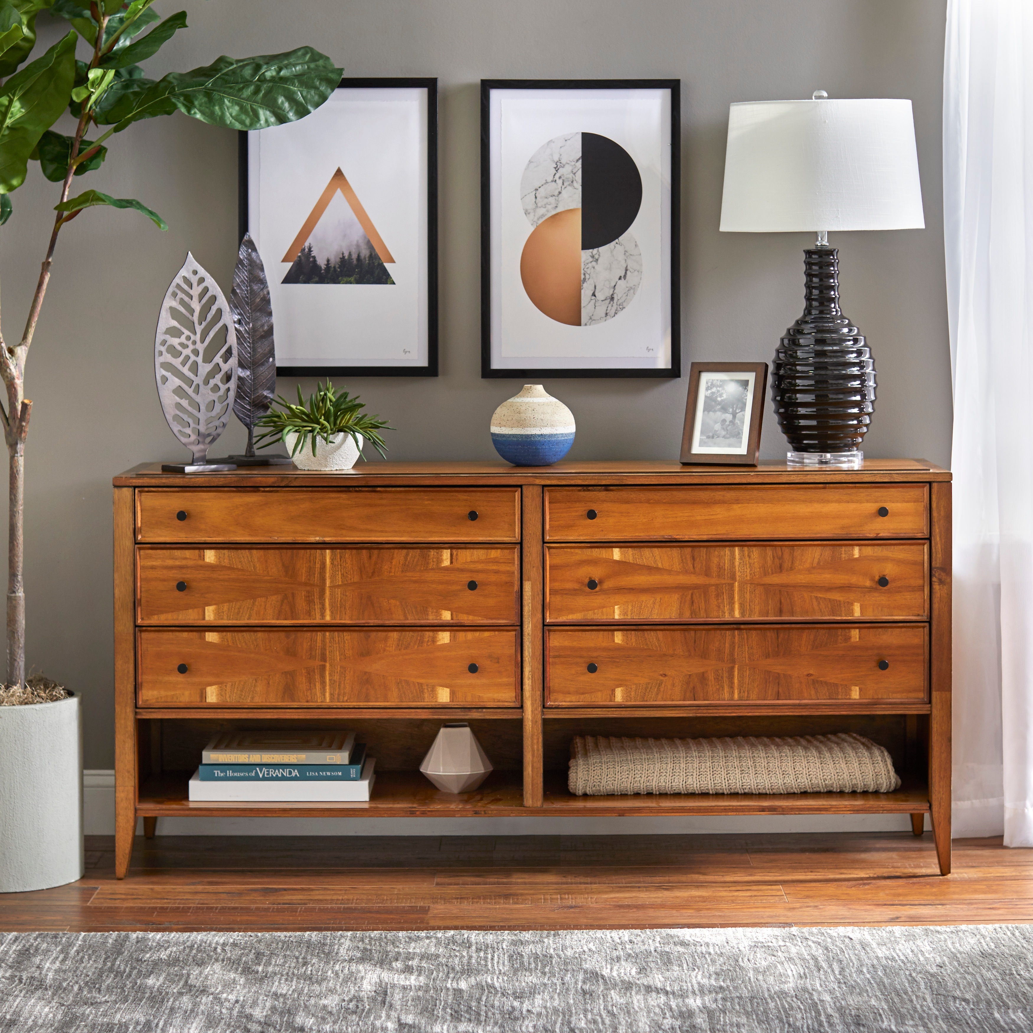 Lifestorey Monty 6-Drawer Dresser