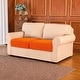 preview thumbnail 101 of 153, Subrtex Stretch Separate Sofa Cushion Slipcovers (1/2/3 PCS) 2 PCS - Orange