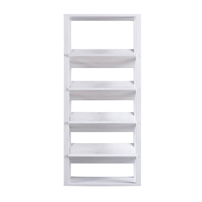 Puno Contemporary 5-Shelf Open Back Bookcase by Furniture of America