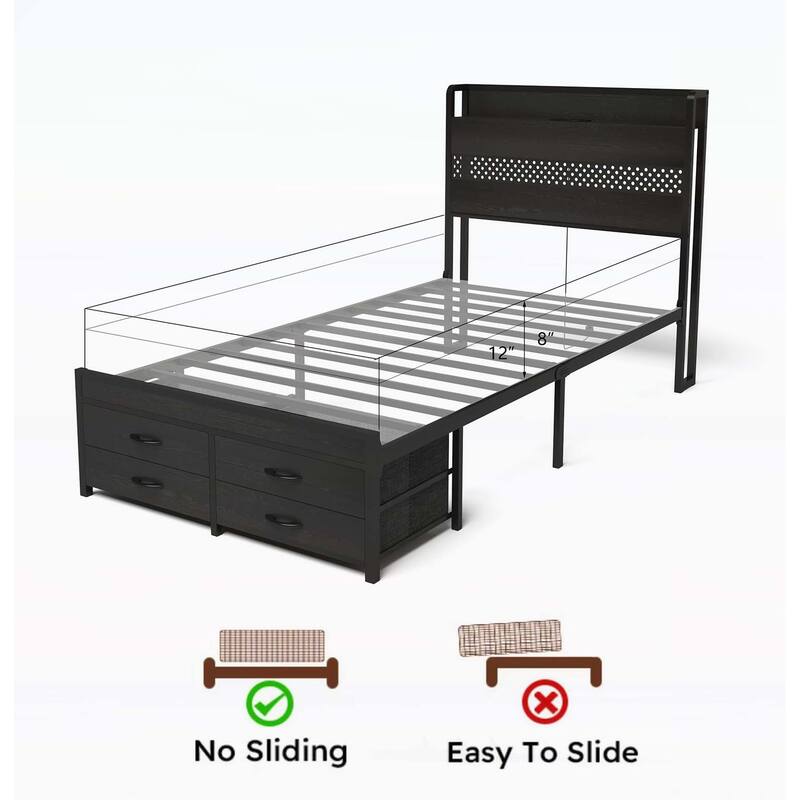 Versatile Metal Bed with Extraordinary Functions for Dreamy Bedroom