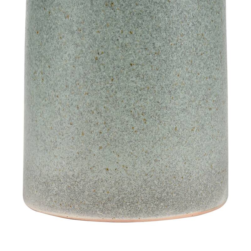 Elk Home Manly Sage Green Earthenware 7.25 Inch Wide Vase