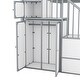 preview thumbnail 10 of 10, Castle-Shaped Twin over Twin Bunk Bed with Storage
