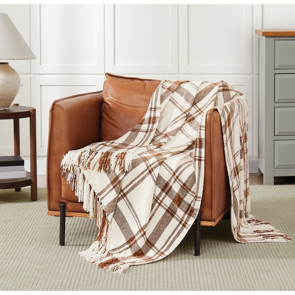 Brown Plaid Blankets and Throws Shop our Best Bedding Deals Online at Bed Bath Beyond