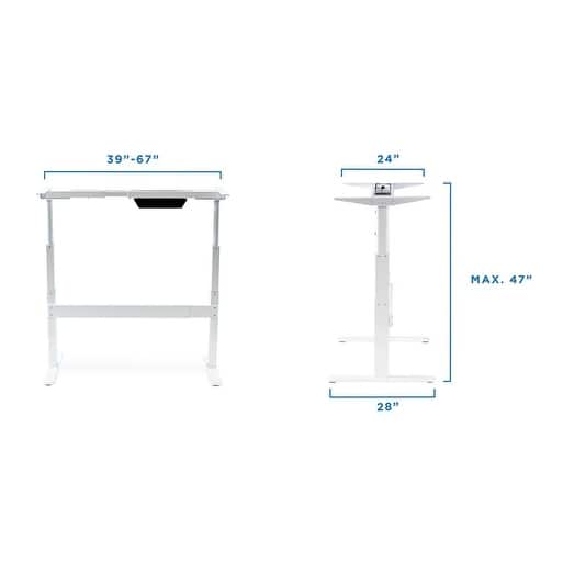 Shop Mount It Electric Stand Up Desk Frame Only Dual Motor