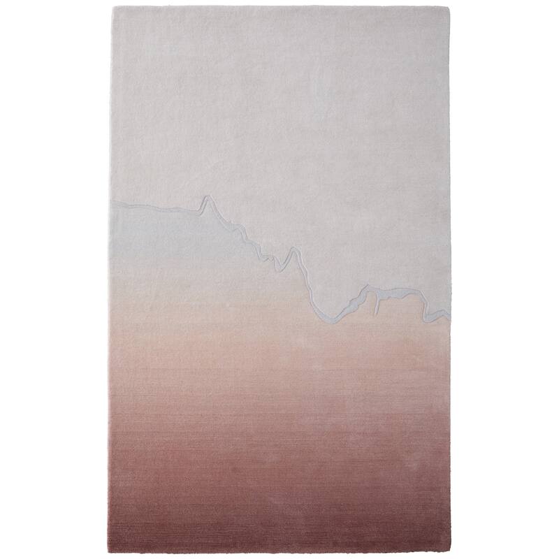 HomeRoots Ombre Casual Rectangle Area Rug