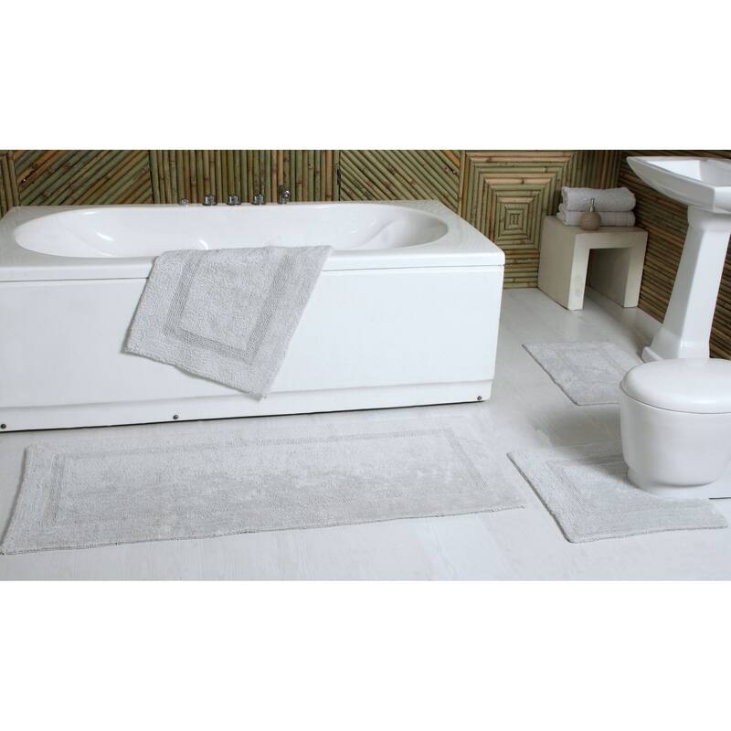 Fabstyles Basix Soft & Absorbent Reversible Cotton Bath Rug