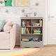preview thumbnail 24 of 32, Costway 3-Tier Children's Multi-Functional Bookcase Toy Storage Bin - See Details