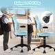 preview thumbnail 6 of 6, Ergonomic Children Kids Study Desk Chair Swivel Chair with Adjustable Height Mesh Mid-Back, Blue
