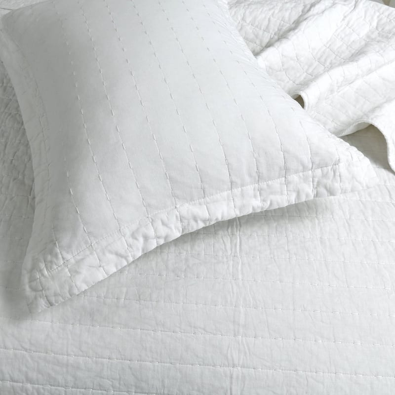 MarCielo 3PCS 100% Cotton Oversized Bedspread Set Coverlet Quilt Set Stitching