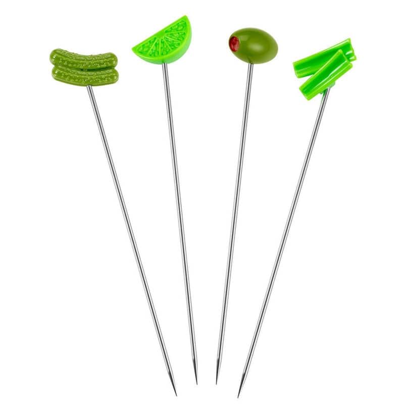 Prodyne BL-4 Green Garnish Bloody Mary Cocktail Skewers
