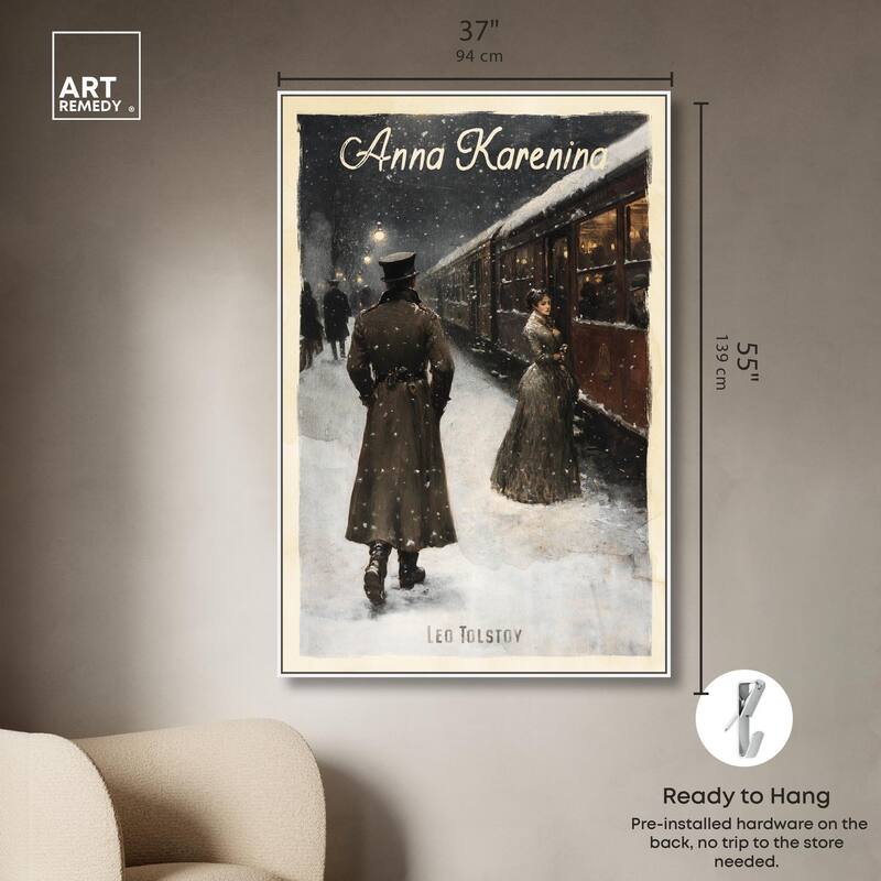 Anna Karenina Canvas by Art Remedy
