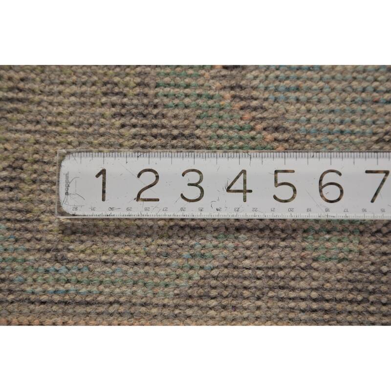 Oushak Indian Area Rug Hand-Knotted Wool Carpet - 7'10"x 9'11"