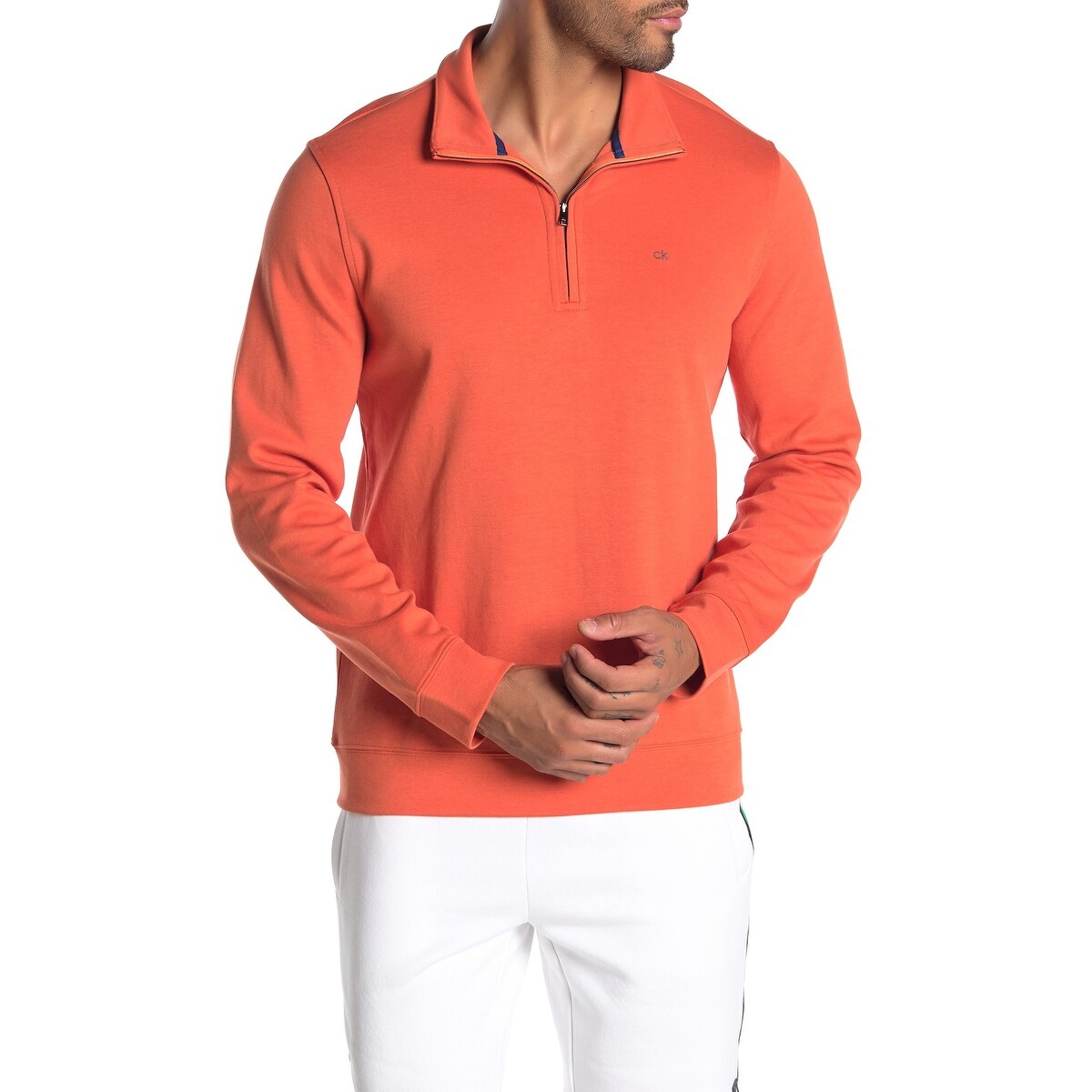 calvin klein sweater orange