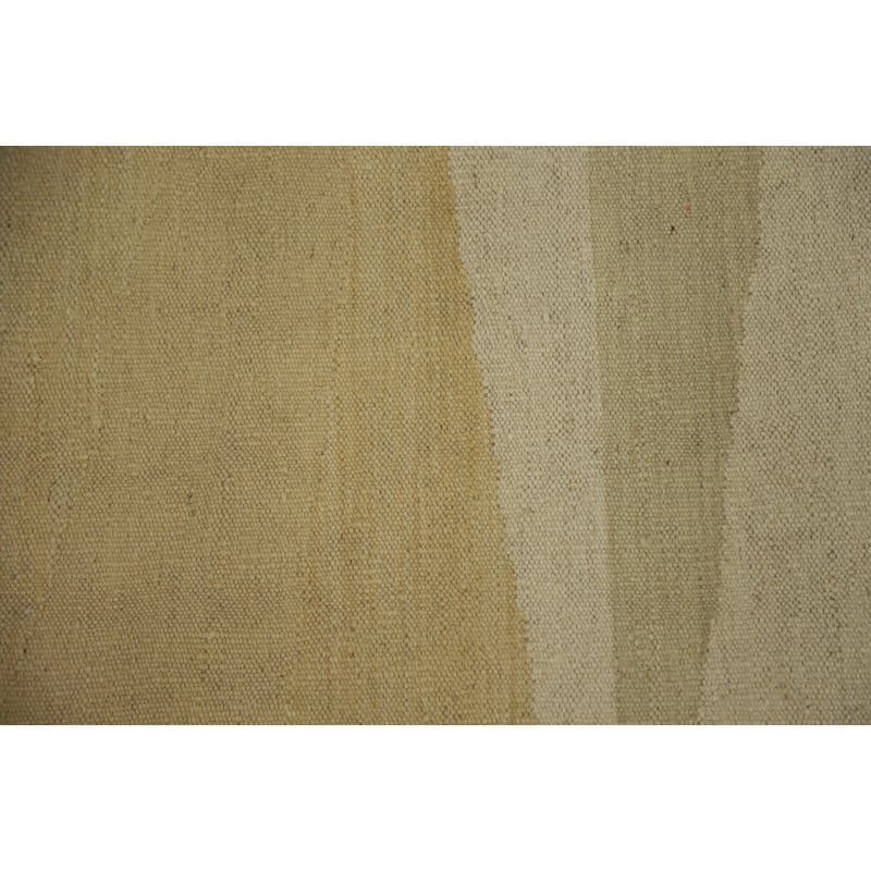 Hand Woven Oriental 100% Wool Carpet Southwestern Tribal Yellow & Gold Kilim Area Rug - 7' 10'' X 4' 10''