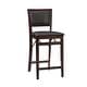 preview thumbnail 1 of 13, Aldersey Espresso Folding Counter Stool Black