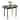 Gymax 43'' Wooden Dining Table w/Rubber Wood Legs for 2-4 People Load