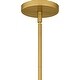preview thumbnail 6 of 6, Eslinger 1-Light Brushed Gold Mini Pendant
