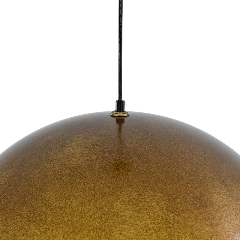 Industrial Oversized Metal Dome Pendant Light - Modern Farmhouse