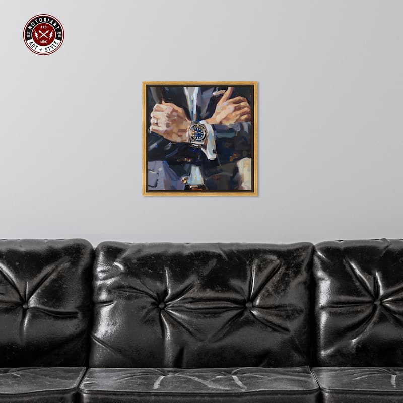 Notoriart Down To Business Framed Men Style 1 Piece Canvas Wall Art