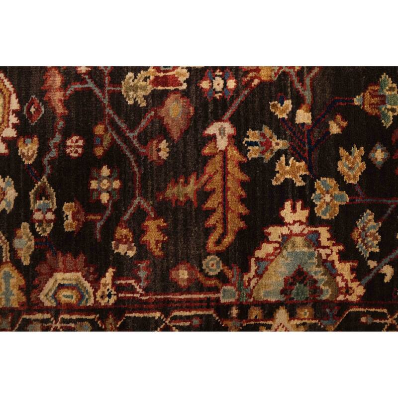 ECARPETGALLERY Hand-knotted Jules Sultane Black Wool Rug - 4'0 x 6'1