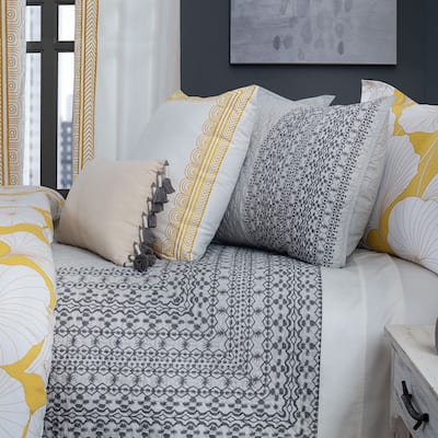 Nikki Chu Gingko Interlaken 3-Piece Cotton Quilt Set