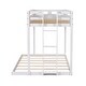 preview thumbnail 6 of 20, Twin over Full Solid Wood Bunk Bed with Built-in Ladder