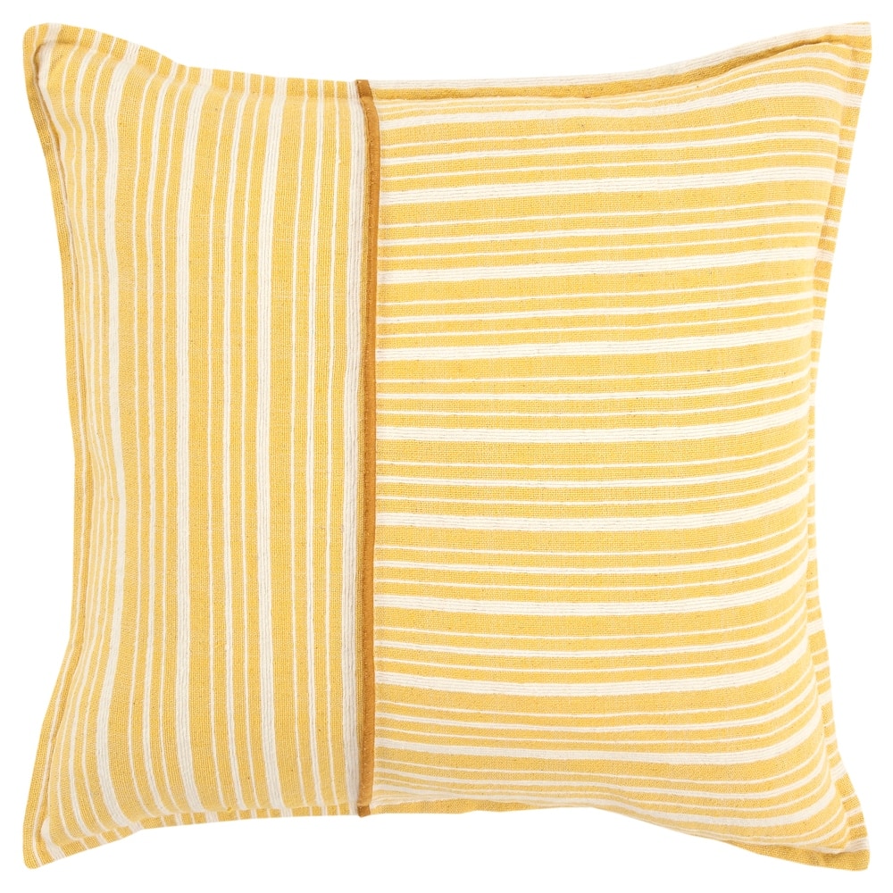 Rizzy Home Woven Stripe Texture Throw Pillow
