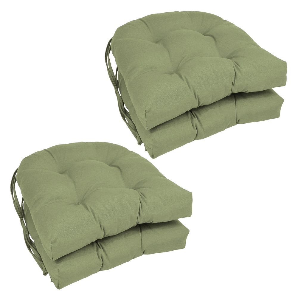 Green kitchen chair cushions online